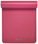 Gaiam Essentials Thick Yoga Mat Fitness & Exercise Mat with Easy-Cinch Yoga Mat Carrier Strap (72"L x 24"W x 2/5 Inch Thick)