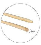 Bamboo Marshmallow Roasting Sticks 110 Pieces 36Inch 5mm Thick Extra Long Heavy Duty Wooden Bbq Skewers. Perfect For Hot Dog Kebob Sausage Fire Pit Campfire Environmentally safe 100% Biodegradable