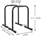 RELIFE REBUILD YOUR LIFE Dip Station Functional Heavy Duty Dip Stands Fitness Workout Dip bar Station Stabilizer Parallette Push Up Stand