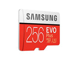 Samsung 256GB EVO Plus Class 10 UHS-I microSDXC U3 with Adapter (MB-MC256GA)