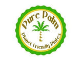 Pure Palm Planet Friendly Plates; Upscale Disposable Dinnerware; All-Natural Compostable Plateware (7" Square) (25 pack)