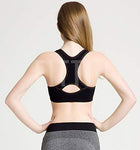 FITTIN Racerback Sports Bras - Padded Seamless Med Impact Support for Yoga Gym Workout Fitness