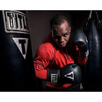 Title Boxing Boss Black Leather Bag Gloves