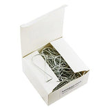 Houseables Ceiling Hook Clips, 100 Pack, 2.5", 10 lb Support, Wire, Grid Hanger, Figure 8, Hanging T-Bar Squeeze Clips, For Classroom/Teacher/Office Organization/Signs/Decorations/Supplies/Graphics