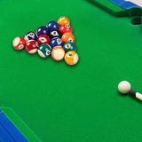 Godyluck 25MM / 38MM Children Billiards Table Balls Set Resin Small Pool Cue Balls Full Set