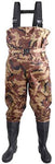 Kingdom Chest Waders Waterproof - Hunting & Fishing Waders with Neoprene Boots, Nylon and PVC Insulated Material