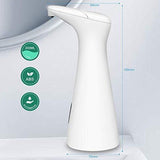 AUKUYE Hands Free Soap Dispenser Case for Bathroom and Kitchen (White)