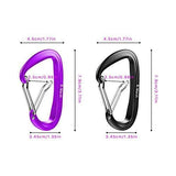 B-Mardi Ultra Sturdy Carabiner Clips,4 Pack, Certified 12KN (2697 lbs) Heavy Duty Caribeaners for Hammocks, Camping,Hiking, Swing, Locking Dog Leash and Harness, Outdoor,Hiking & Utility