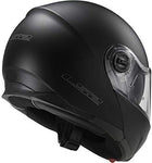 LS2 Helmets Strobe Solid Modular Motorcycle Helmet with Sunshield (Gunmetal, XX-Large)