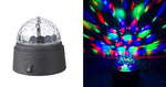 Rotating Crystal Ball LED Light Dome Battery-Operated 3.5" inch Party Event Stage Effects Lighting by Opard