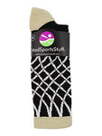 MadSportsStuff Elite Basketball Socks with Net Crew Length - Made in The USA