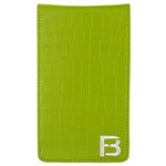 Fuzzy Bunkers Quality Leather Golf Scorecard Holder - Yardage Book Cover Plus Free Golf Pencil and Downloadable PDF Stat Tracker Sheet