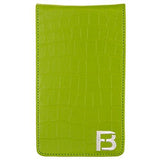 Fuzzy Bunkers Quality Leather Golf Scorecard Holder - Yardage Book Cover Plus Free Golf Pencil and Downloadable PDF Stat Tracker Sheet