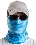 Aqua Design Fishing Hunting Masks Neck Gaiters for Men and Youth: UPF 50+ Sun Mask Protection: Camo Half Face Cover Balaclava Bandana