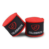 Celebrita MMA 1 Pair - MMA Hand Wraps 180 Inch - Kick Boxing, Muay Thai & BJJ Hand Wrist Support for Men & Women