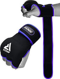 RDX Boxing Hand Wraps Inner Gloves for Punching - Neoprene Padded Fist Protection Bandages Under Mitts with Quick Long Wrist Support - Great for MMA, Muay Thai, Kickboxing & Martial Arts Training