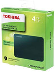 Toshiba HDTB420XK3AA Canvio Basics 2TB Portable External Hard Drive USB 3.0, Black