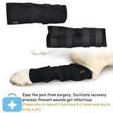 SEISSO Dog Brace for Canine Leg Wound Care, Band Healing Recovery, Sprains Helps with Loss of Stability Caused by Arthritis, Dog Rear Leg Braces