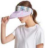 ICOLOR Sun Cap Sun Flap Hats Outdoor 360°Sun UPF 50+ Women Lady Wide Brim Cap Visor Hats UV Protection Summer Sun Hats