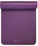 Gaiam Essentials Thick Yoga Mat Fitness & Exercise Mat with Easy-Cinch Yoga Mat Carrier Strap (72"L x 24"W x 2/5 Inch Thick)