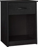 Ameriwood Home Core Nightstand, Black Oak