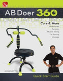 AB Doer 360 Transform Your Entire Body with Abdobics Ab Workout and Exercise Machine (DVD and Nutrition Guidebook Included)