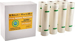 11" x 25' Rolls (Fits Inside Machine) BULK 8 Pack (200 feet total) OutOfAir Vacuum Sealer Rolls for Foodsaver and others 33% Thicker, BPA Free, FDA Approved, Sous Vide, Commercial Grade Bags