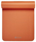 Gaiam Essentials Thick Yoga Mat Fitness & Exercise Mat with Easy-Cinch Yoga Mat Carrier Strap (72"L x 24"W x 2/5 Inch Thick)