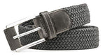 Belt for Men,Woven Stretch Braided Belt 2 Unit Gift-boxed Golf Casual Belts,Width 1 3/8"