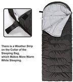 EMONIA Camping Sleeping Bag, 3 Season Waterproof Outdoor Hiking Backpacking Sleeping Bag Perfect for Traveling,Lightweight Portable Envelope Sleeping Bags