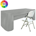 ABCCANOPY 6 FT Rectangle Tablecloth Table Cover for Rectangular Tables in Washable Polyester-Great for Buffet Table Parties Holiday Dinner, Wedding & More Navy Blue