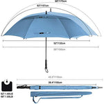 Prospo Golf Umbrella 62/68 inch Large Heavy Duty Automatic Open Windproof Double Canopy Oversized Stick Vented Umbrellas