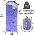 EMONIA Camping Sleeping Bag, 3 Season Waterproof Outdoor Hiking Backpacking Sleeping Bag Perfect for Traveling,Lightweight Portable Envelope Sleeping Bags