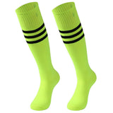 saounisi Unisex Tube Socks Stripe,2 Pairs Knee High Football Soccer Volleyball Baseball Cheerleading Team Socks