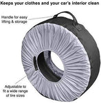 Kurgo Seasonal Tire Tote | Wheel Felts | Spare Tire Cover | Portable Wheel Bags | Winter Tire Cover | Eco-Friendly Tire Totes | Handle for Easy Transportation | Universal Fit