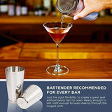 Boston Shaker: Professional Stainless Steel Cocktail Shaker Set, including 18oz Unweighted & 28oz Weighted Shaker Tins