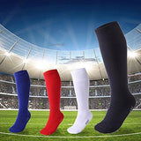 Kids Knee High Long Soccer Socks Cotton Compression Sport Team Socks 3/4 Pack