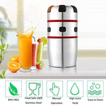 Citrus Juicer, Lukasa Manual Juicer Portable Stainless Steel Hand Orange Juicer Lid Rotation Squeezer for Oranges, Lemons, Tangerines, Grapefruits and Other Fruits