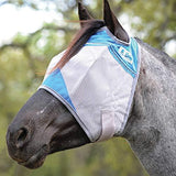 Cashel Crusader Standard Fly Mask No Ears or Nose,Gray,Horse