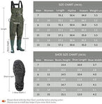 Kingdom Chest Waders Waterproof - Hunting & Fishing Waders with Neoprene Boots, Nylon and PVC Insulated Material