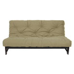 Mozaic Full Size 10-inch Cotton Twill Futon Mattress, Blue