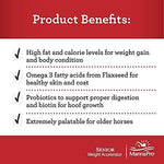 Manna Pro Senior Weight Accelerator for Horses, 8 lb