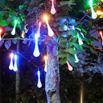 SUPSOO Solar String Lights 40 LED Water Drop Solar Waterproof Lights for Garden, Patio, Yard, Home, Parties - White