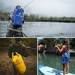 Earth Pak -Waterproof Dry Bag - Roll Top Dry Compression Sack Keeps Gear Dry for Kayaking, Beach, Rafting, Boating, Hiking, Camping and Fishing with Waterproof Phone Case