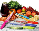 Cosmos Kitchen Knife Set in Gift Box - Unique Gifts For Men and For Women - 6-Piece Colorful Cooking Chef Knives Set