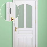 Home Security Door Lock, 2 Pack Upgrade Easy Unlock Childproof Door Reinforcement Lock with 3" Stop Withstand 800 lbs for Inward Swinging Door, Add Extra Lock to Defend Your Home Safe