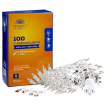 Holiday Joy - Clear White Mini String Lights on White Wire for Christmas Tree Lights - Indoor/Outdoor (300 Lights)