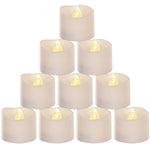 Luminara Flameless Candle Set of 3pcs,3.5-Inch by 5/7/9-Inch Pillar Candle with Moving Wick,Ivory