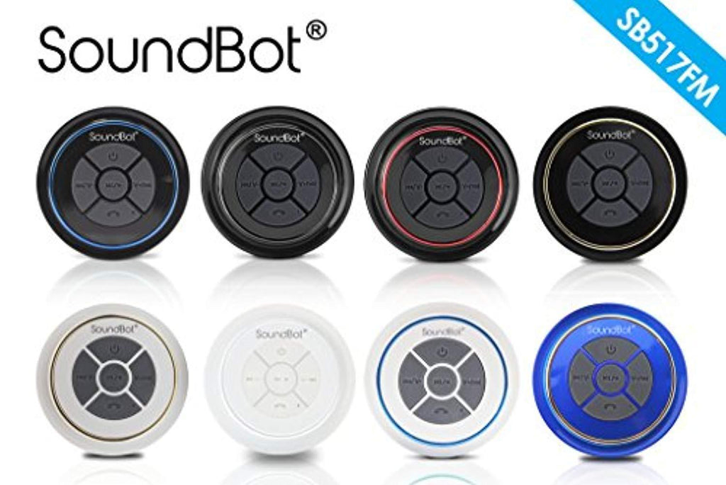 Soundbot Bluetooth SoundBot SB517FM IPX7 Water-Proof Bluetooth Speaker with FM Radio Spea ...