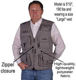 Autumn Ridge Traders Fly Fishing Photography Climbing Vest with 16 Pockets Made with Lightweight Mesh Fabric for Travelers, Sports, Hiking, Bird Watching, River Guide Adventures and Hunting.